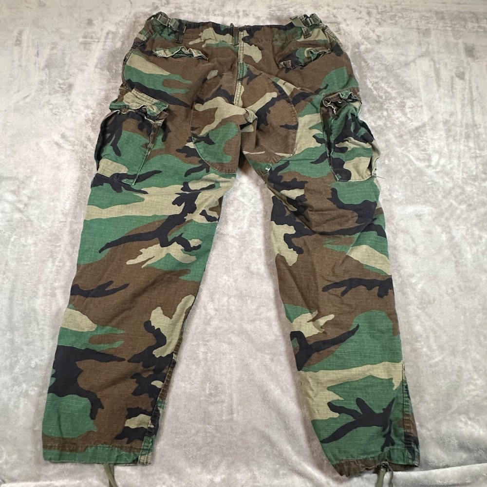 Rothco Military Woodland Camo Ripstop Cargo Pants Large Long 8415-01-084-1714
